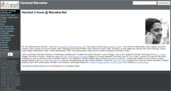 Desktop Screenshot of harshad.warnekar.net