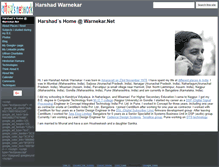 Tablet Screenshot of harshad.warnekar.net